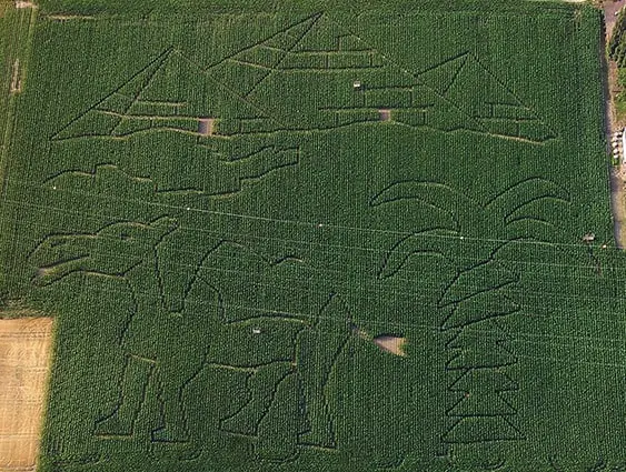Maislabyrinth 2015 - Im alten Ägypten